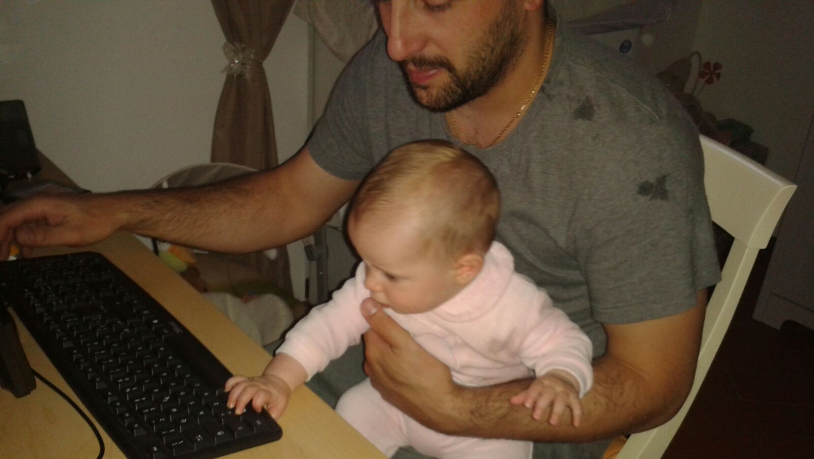 With my daughter Alice